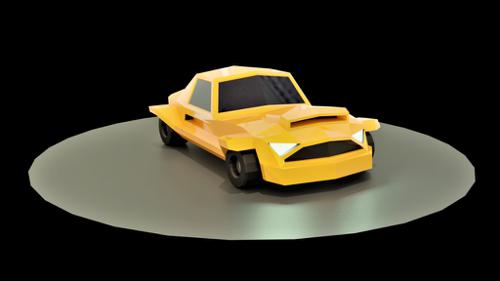 Low poly car preview image